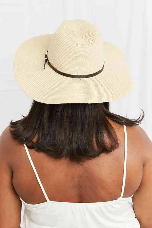 Fame Boho Summer Straw Fedora Hat - Reed + Raven