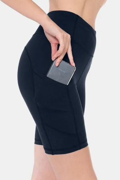 Leggings Depot Full Size High Waist Active Shorts - Reed + Raven