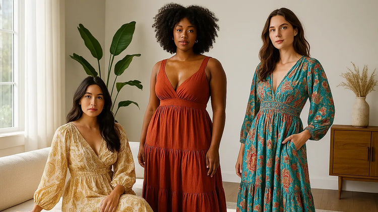 Boho maxi dresses collection hero image