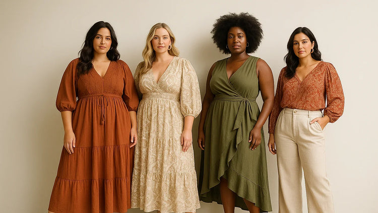 Plus size boho clothing collection hero image