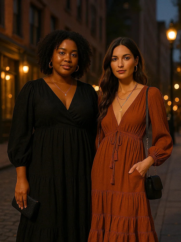 Date night boho dress card image