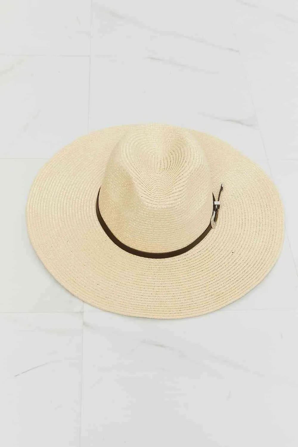 Fame Boho Summer Straw Fedora Hat - Reed + Raven