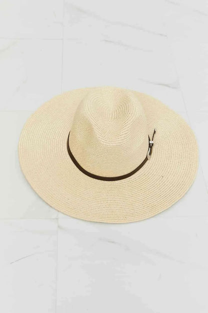 Fame Boho Summer Straw Fedora Hat - Reed + Raven