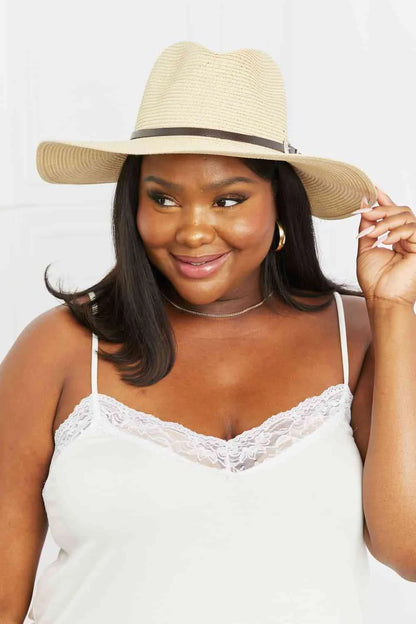 Fame Boho Summer Straw Fedora Hat - Reed + Raven