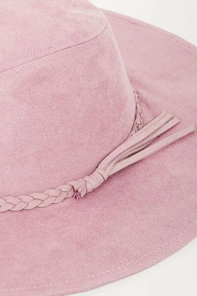 Fame Braided Faux Suede Hat - Reed + Raven