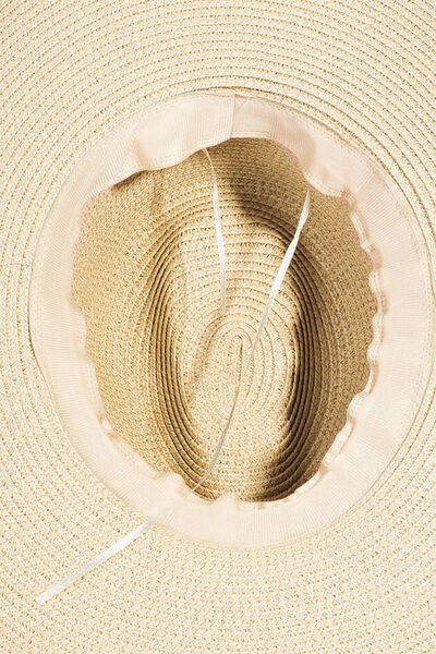 Fame Geometric Raw Hem Hat - Reed + Raven