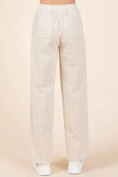 Mittoshop Corduroy Back Elastic Waist Pants - Reed + Raven