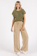 Mittoshop Mineral Wash Drawstring Elastic Waist Pants - Reed + Raven