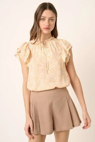 Mittoshop Side Invisible Zipper Pleated Shorts - Reed + Raven