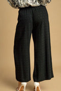 Umgee Full Size High Waisted Embellished Linen Pants Plus Size - Reed + Raven